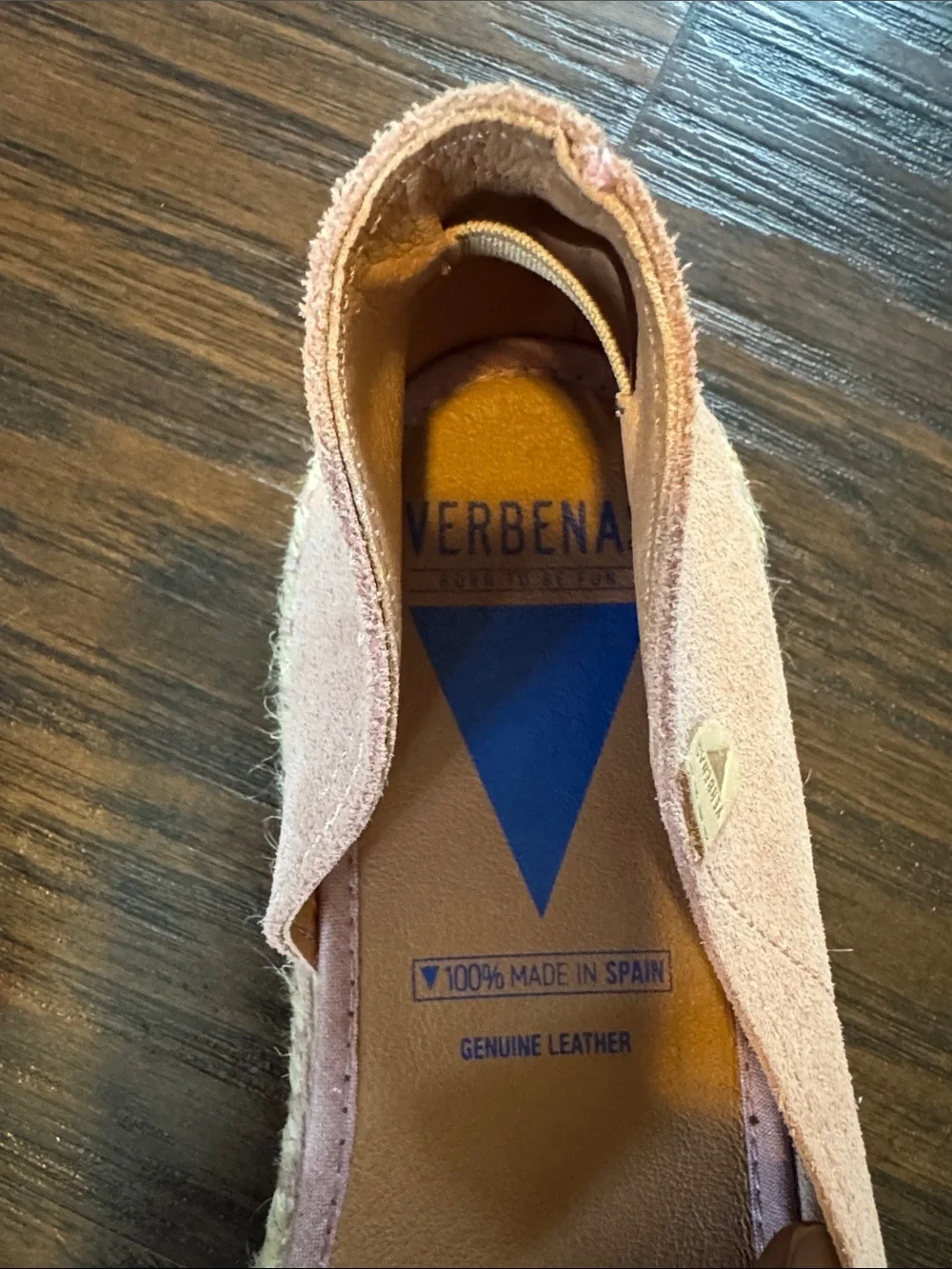 Peep-Toe Suede Espadrille Flats in Blush Pink